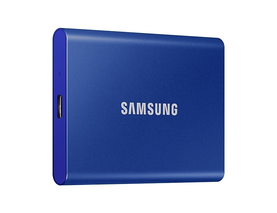 Samsung 500GB USB 3.2 (MU-PC500H/WW) kék T7 külső SSD