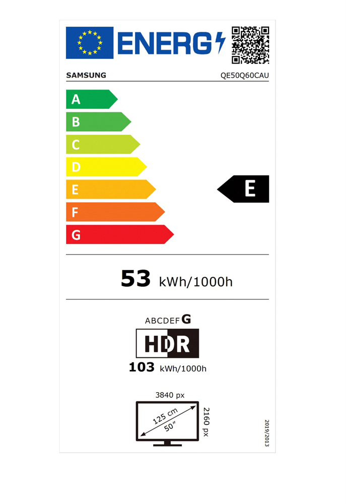 Samsung 50" QE50Q60CAUXXH 4K UHD Smart QLED TV