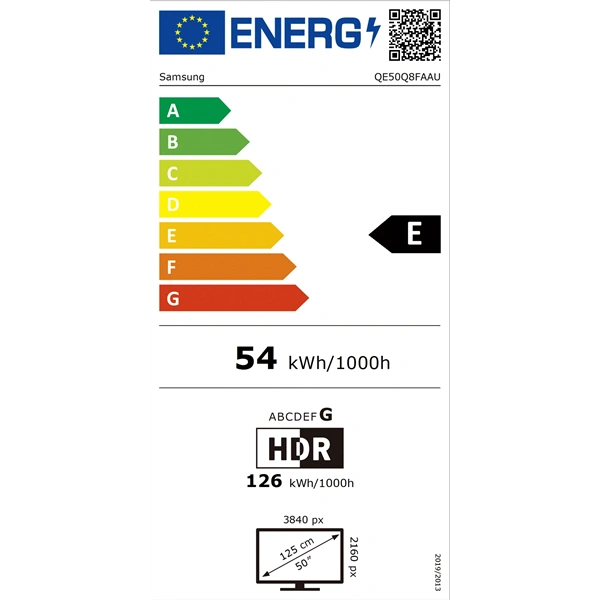 Samsung 50" QE50Q8FAAUXXH 4K UHD Smart QLED TV