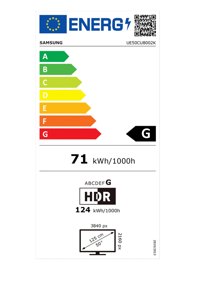Samsung 50" UE50CU8002KXXH 4K UHD Smart LED TV