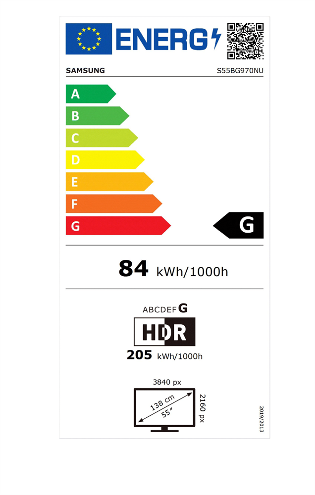 Samsung 55" LS55CG970NUXDU 4K UHD VA 165Hz HDMI/DP/USB/RJ45/WiFi/Bluetooth ívelt gamer monitor