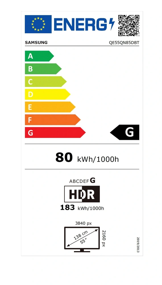 Samsung 55" QE55QN85DBTXXH 4K UHD Smart Neo QLED Mini LED TV (Újszerű)