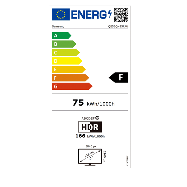 Samsung 55" QE55QN85FAUXXH 4K UHD AI Smart Neo QLED TV