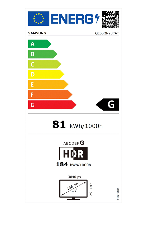 Samsung 55" QE55QN90CATXXH 4K UHD Smart Neo QLED Mini LED TV