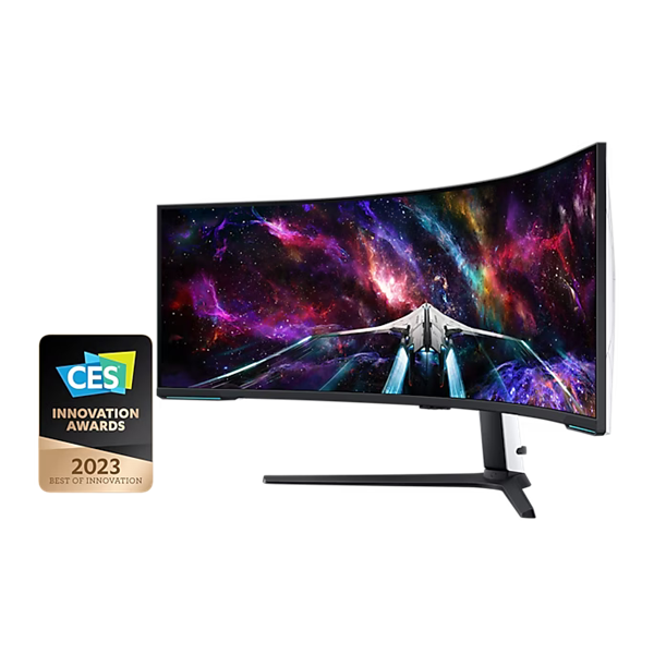 Samsung 57" G95NC 7680x2160 VA 240Hz VA HDMI/DP/USB ívelt gamer monitor