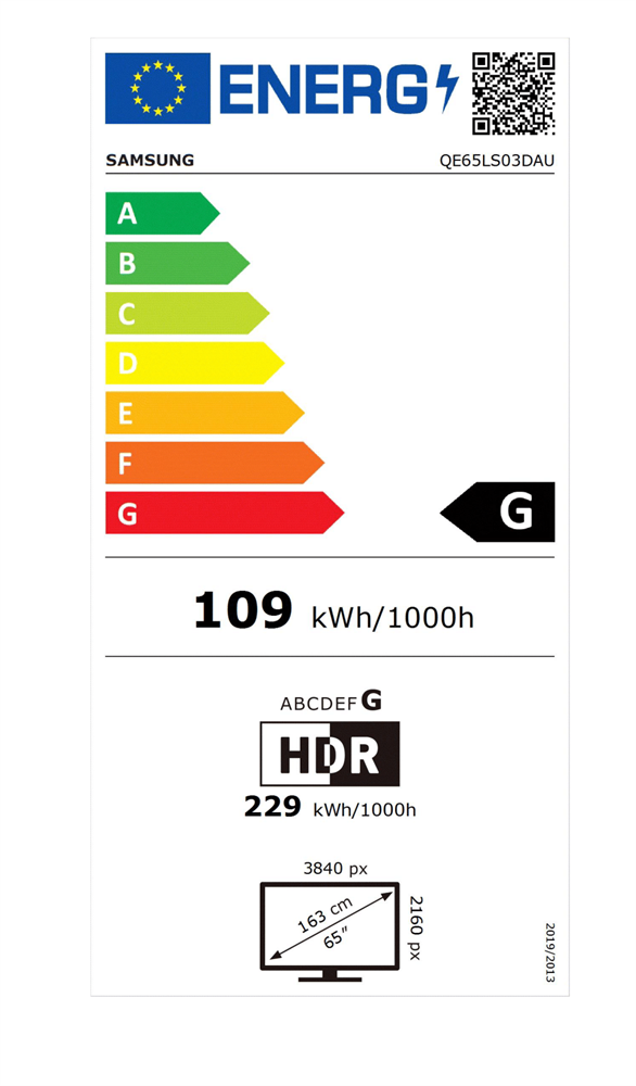 Samsung 65" QE65LS03DAUXXH 4K UHD Smart QLED TV