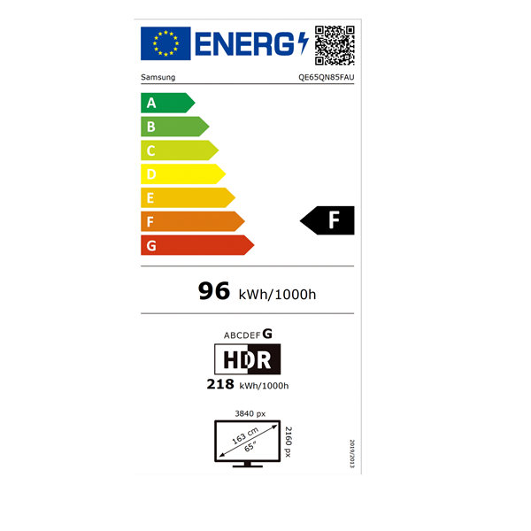 Samsung 65" QE65QN85FAUXXH 4K UHD Smart Neo QLED Mini LED TV