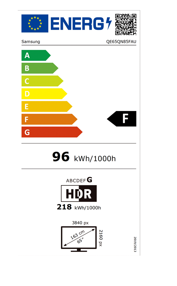 Samsung 65" QE65QN85FAUXXH 4K UHD AI Smart Neo QLED TV