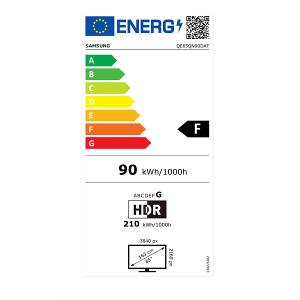 Samsung 65" QE65QN90DATXXH 4K UHD Smart Neo QLED Mini LED TV (Újracsomagolt)