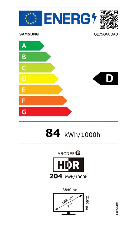 Samsung 75" QE75Q60DAUXXH 4K UHD Smart QLED TV (Újszerű)