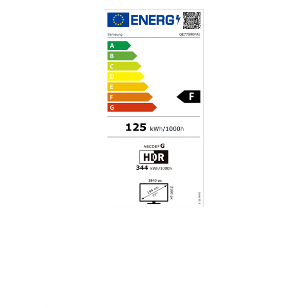 Samsung 77" QE77S90FAEXXH 4K UHD Smart OLED TV