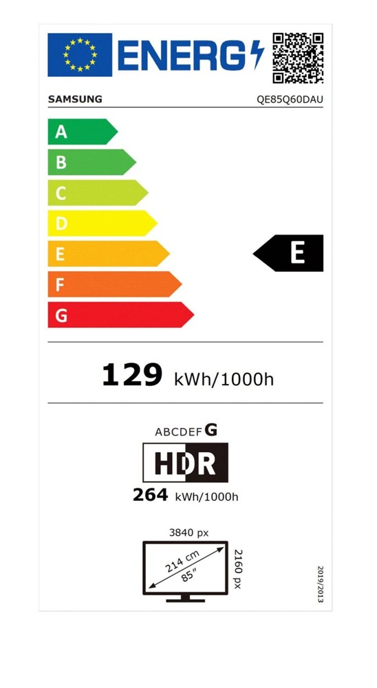 Samsung 85" QE85Q60DAUXXH 4K UHD Smart QLED TV (Újracsomagolt)