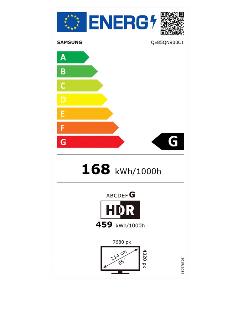 Samsung 85" QE85QN900CTXXH 8K UHD Smart Neo QLED Mini LED TV