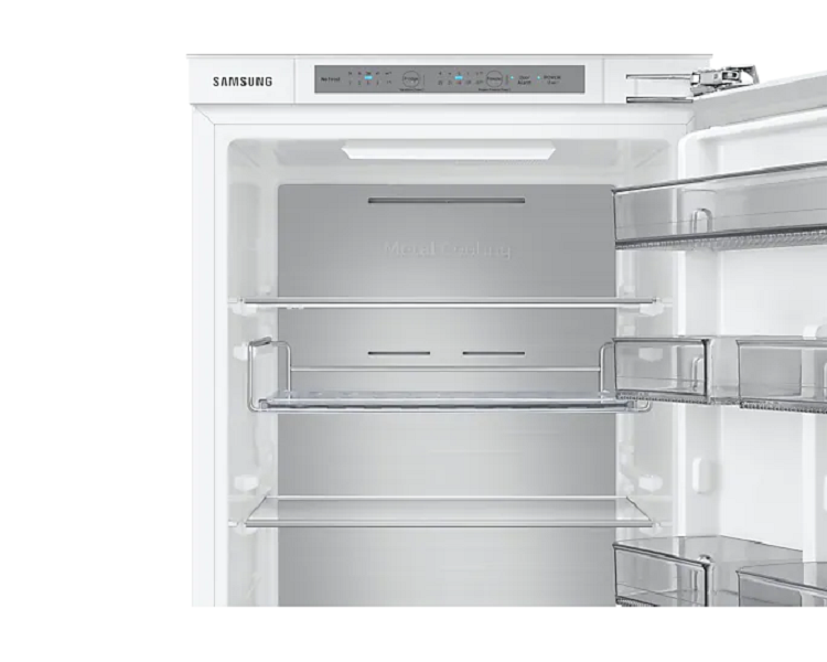Samsung BRB26715FWW/EF alulfagyasztós, beépíthető, Hűtő:193L, Fagyasztó:74L, hűtőszekrény