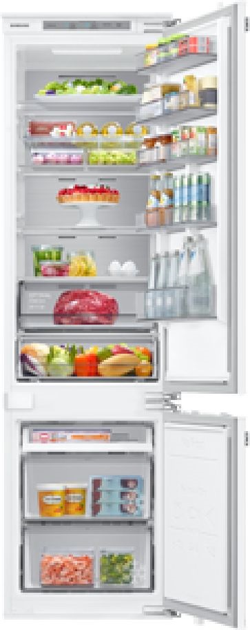 Samsung BRB30715DWW/EF alulfagyasztós, beépíthető, Hűtő:224L, Fagyasztó:74L, Twin Cooling Plus hűtőszekrény