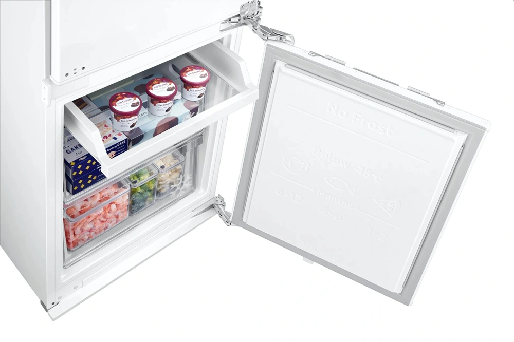 Samsung BRB70F26CEF0EO alulfagyasztós, beépíthető, Hűtő:224L, Fagyasztó:74L, hűtőszekrény