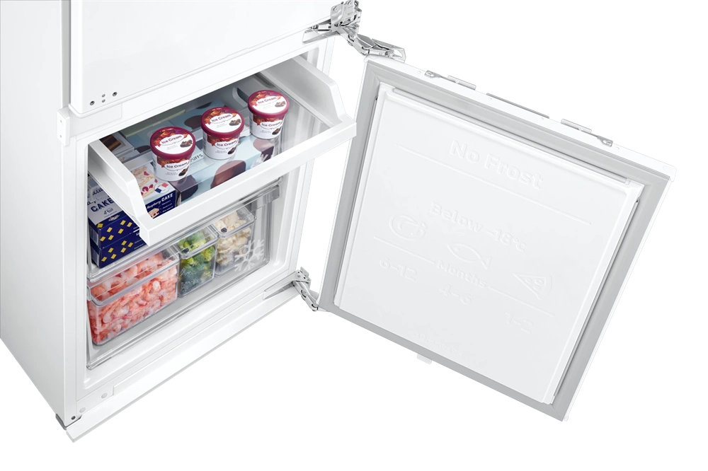 Samsung BRB80F26ADF0EO alulfagyasztós, beépíthető, Hűtő:224L, Fagyasztó:74L, hűtőszekrény