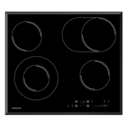 Samsung CTR164NC01/XEO fekete, beépíthető, elektromos üvegkerámia, főzőzóna: 4, beépíthető méret: 56cm, főzőlap