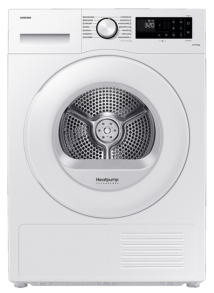 Samsung DV80CGC2B0TELE fehér, 8 kg, hőszivattyús, szárítógép (Újszerű)