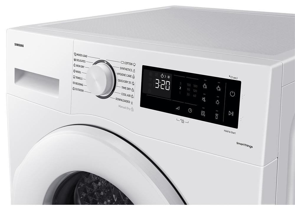 Samsung DV80CGC2B0TELE fehér, 8 kg, hőszivattyús, szárítógép (Újszerű)