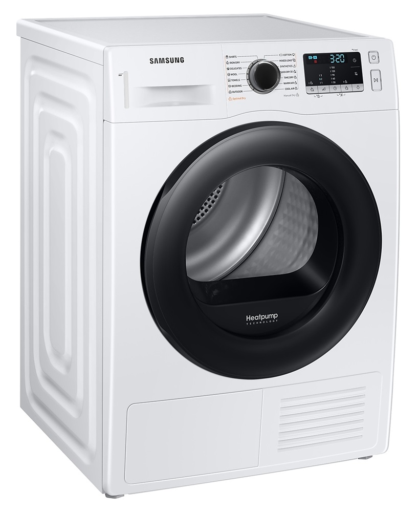Samsung DV80TA220AE/LE fehér, 8 kg, hőszivattyús, szárítógép