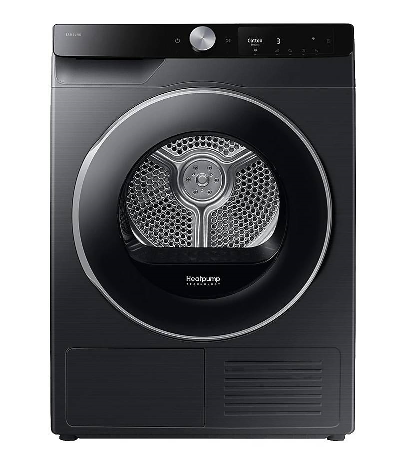 Samsung DV90T6240LB/S6 fekete, 9 kg, hőszivattyús, szárítógép