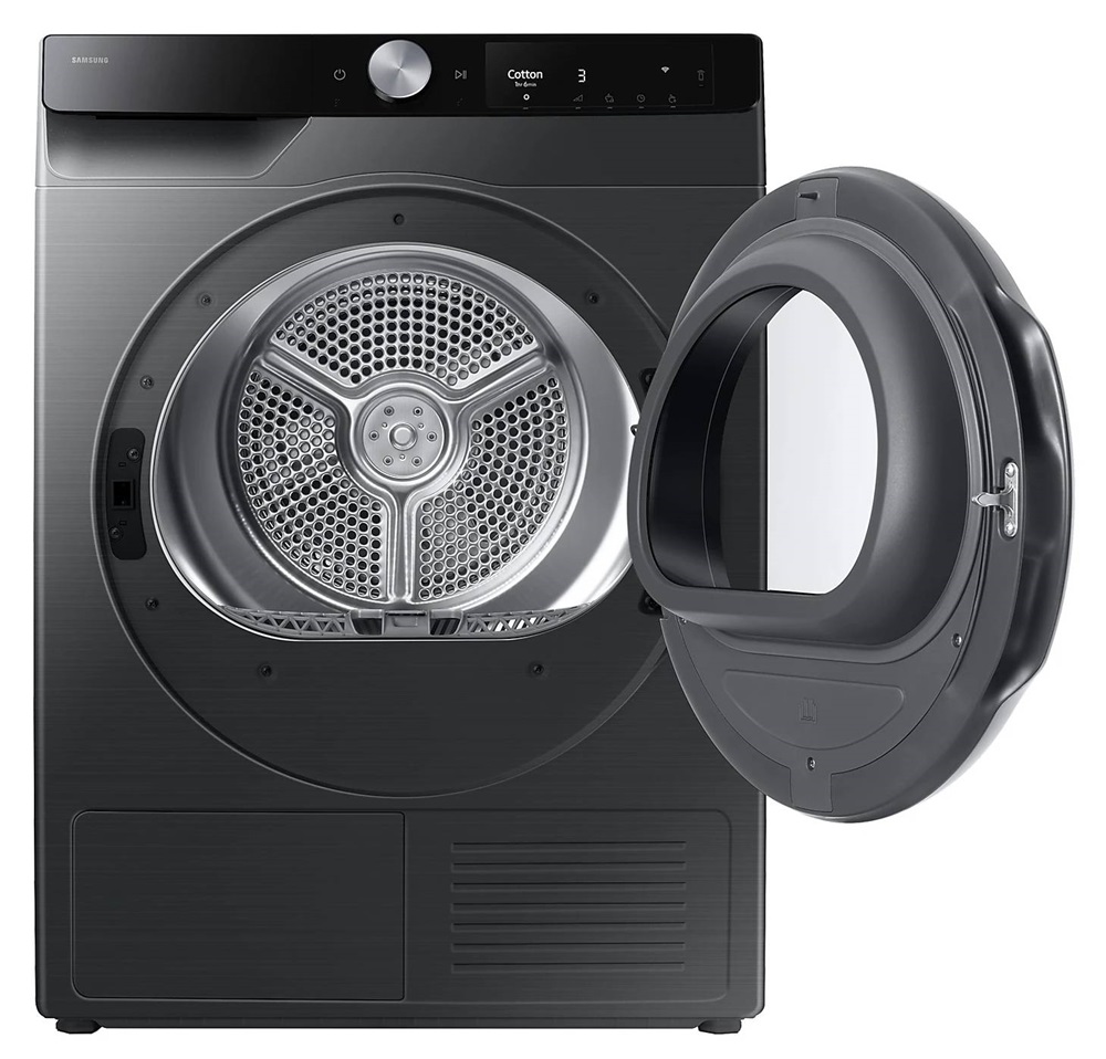 Samsung DV90T6240LB/S6 fekete, 9 kg, hőszivattyús, szárítógép