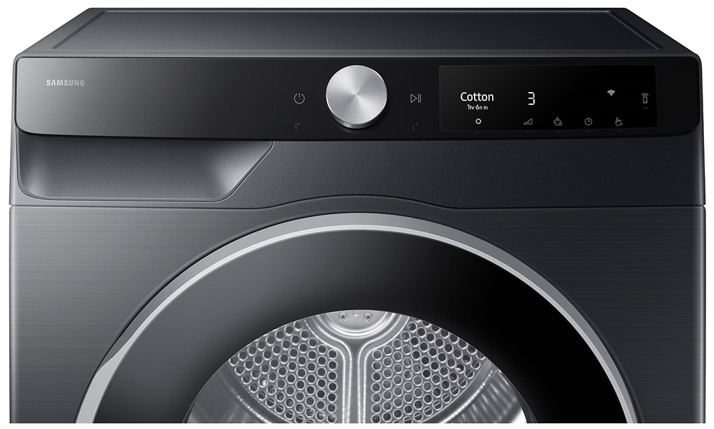 Samsung DV90T6240LB/S6 fekete, 9 kg, hőszivattyús, szárítógép