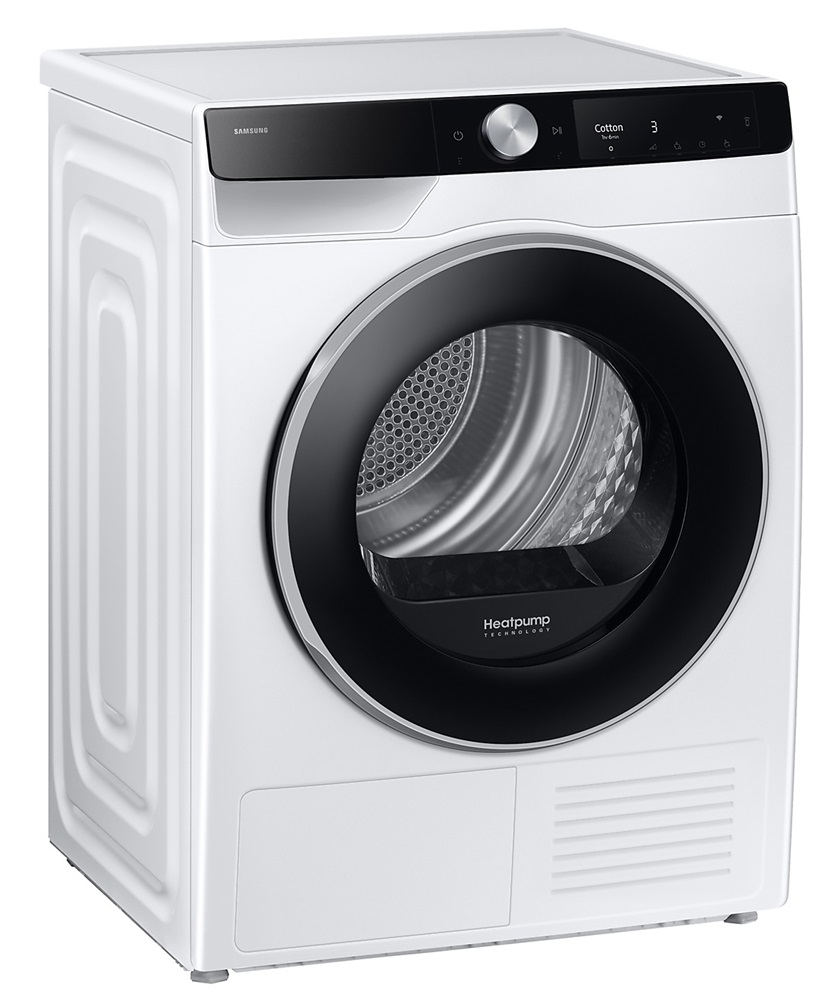 Samsung DV90T6240LK/S6 fehér, 9 kg, hőszivattyús, szárítógép