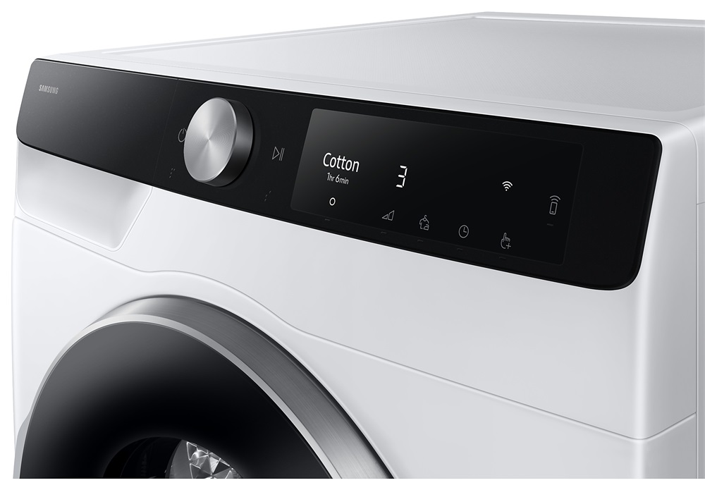 Samsung DV90T6240LK/S6 fehér, 9 kg, hőszivattyús, szárítógép