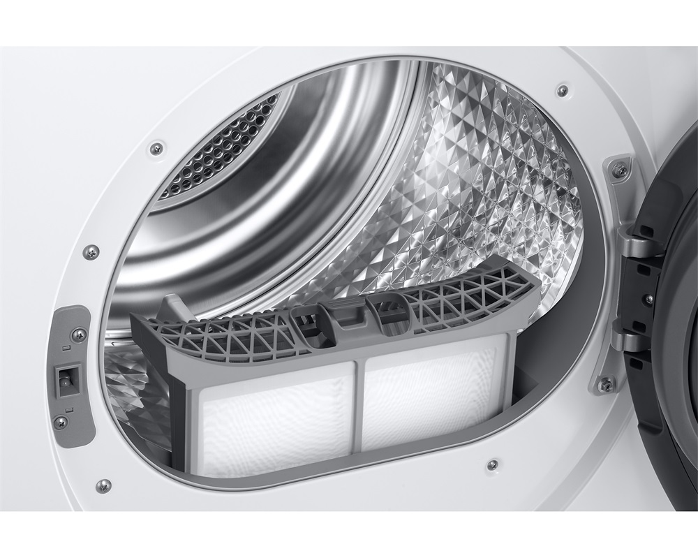 Samsung DV90T6240LK/S6 fehér, 9 kg, hőszivattyús, szárítógép