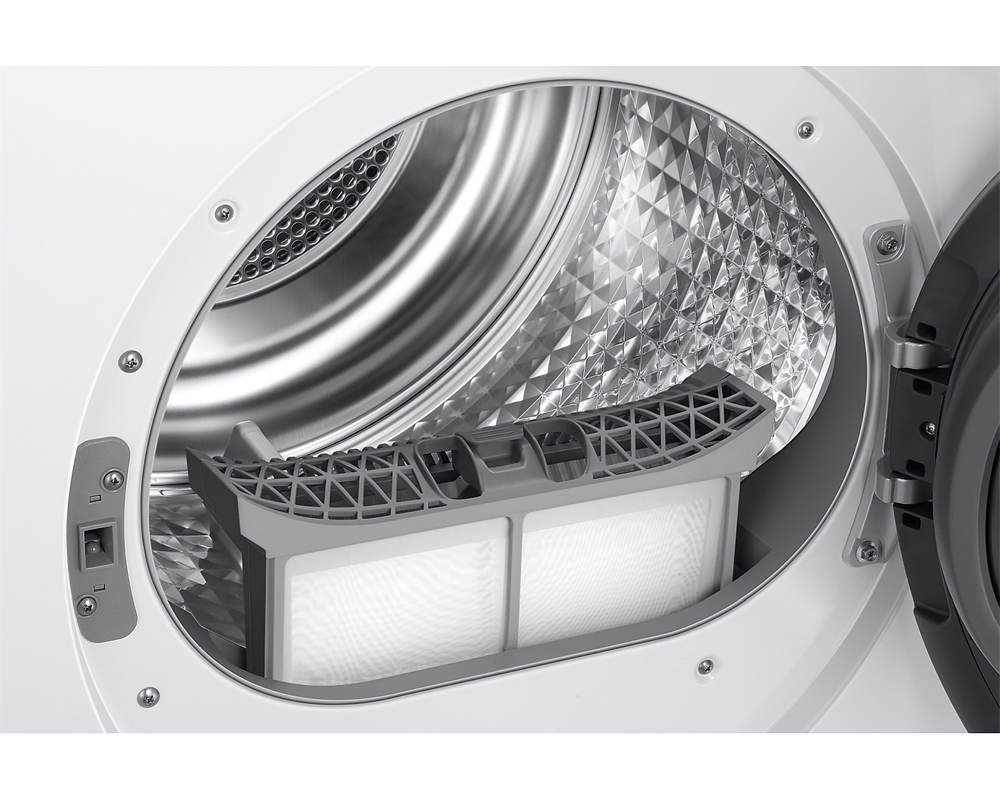 Samsung DV90T7240BH/S6 fehér, 9 kg, hőszivattyús, szárítógép