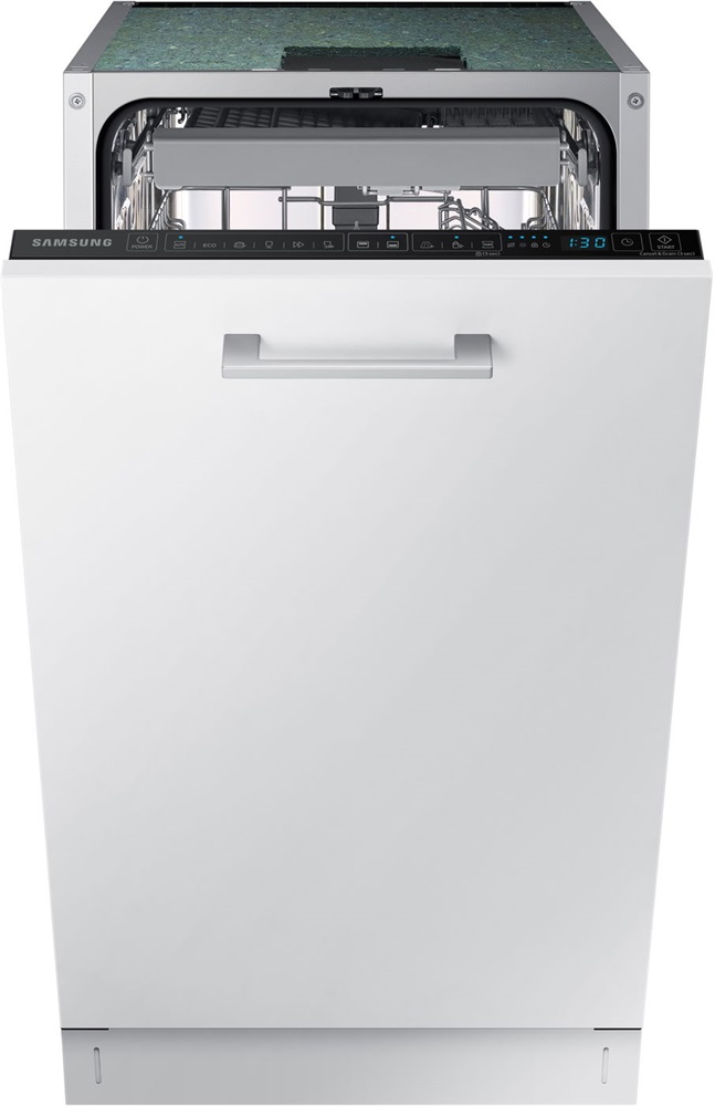 Samsung DW50DG450B00LE programok száma: 6, keskeny beépíthető, 10 terítékes mosogatógép 