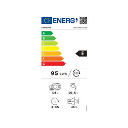 Samsung DW60M6050BB/EO beépíthető mosogatógép