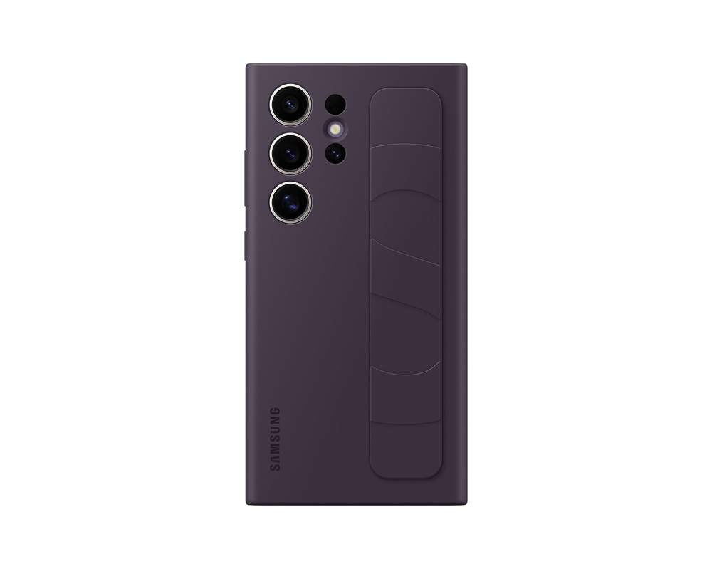 Samsung EF-GS928CEEGWW Galaxy S24 Ultra Standing Grip Case sötétlila hátlap