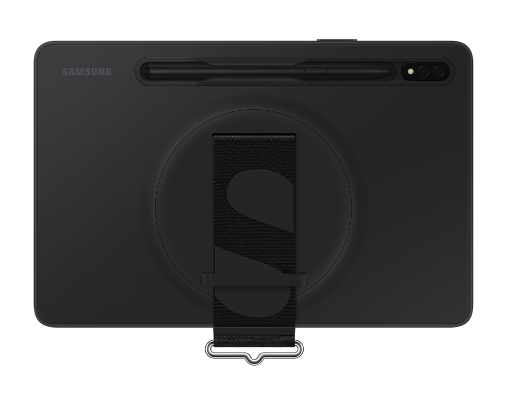 Samsung EF-GX700CBEGWW Galaxy Tab S8 strap cover fekete védőtok