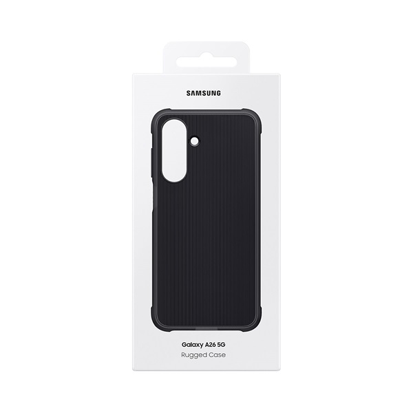 Samsung EF-RA266CBEGWW Rugged Galaxy A26 fekete műanyag hátlap