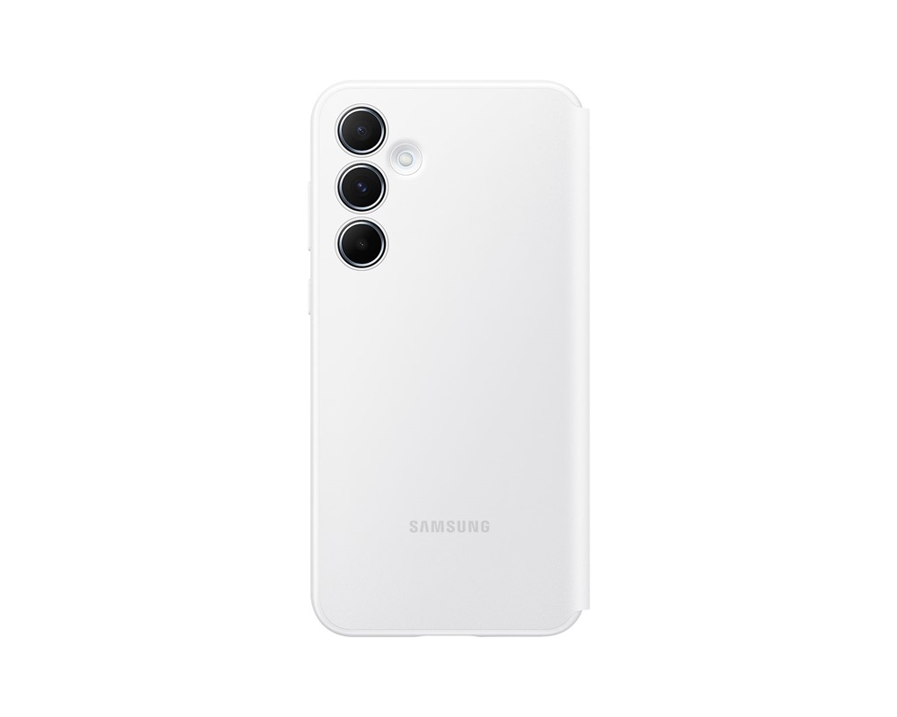 Samsung EF-ZA556CWEGWW Galaxy A55 5G (SM-A556) fehér oldalra nyíló tok