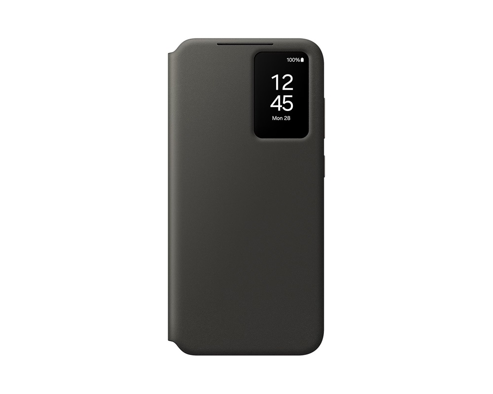 Samsung EF-ZS721CBEGWW Galaxy S24 FE Smart View fekete oldalra nyíló tok