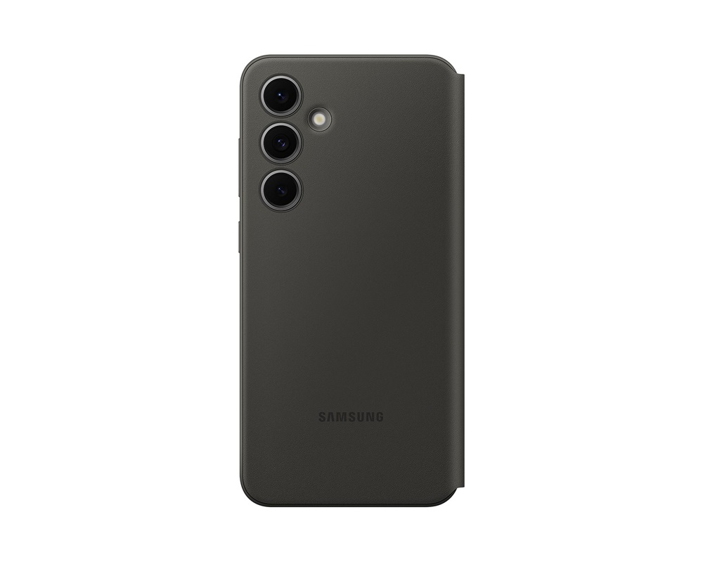 Samsung EF-ZS721CBEGWW Galaxy S24 FE Smart View fekete oldalra nyíló tok