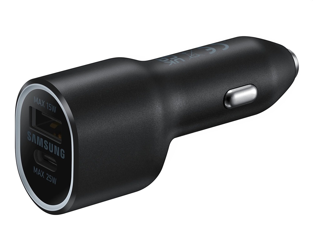 Samsung EP-L4020NBEGEU USB/Type-C fekete autós töltő