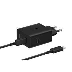 Samsung EP-T5020XBEGEU 50W USB/Type-C fekete hálózati töltő + Type-C kábel