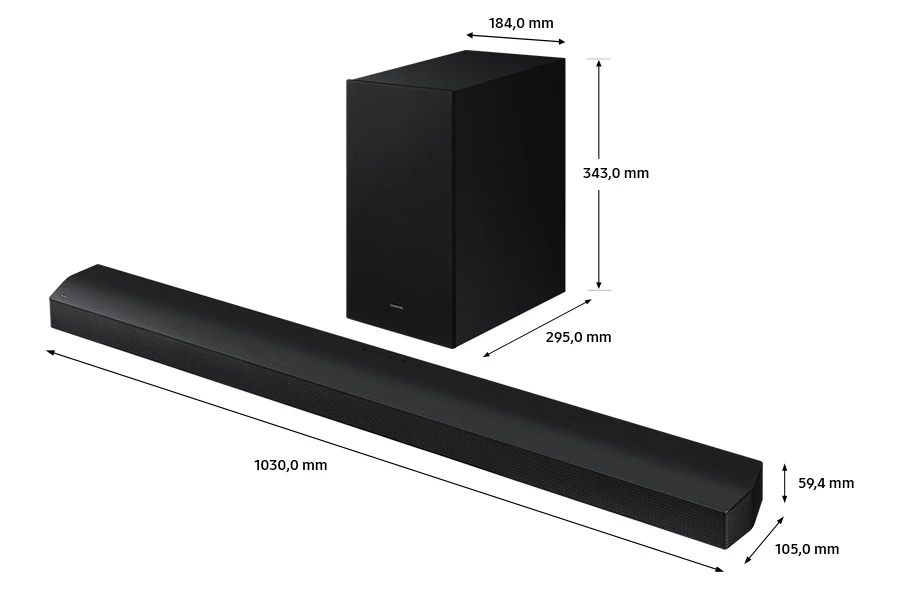 Samsung HW-B750D/EN 5.1 csatornás hangprojektor vezeték nélküli mélynyomóval