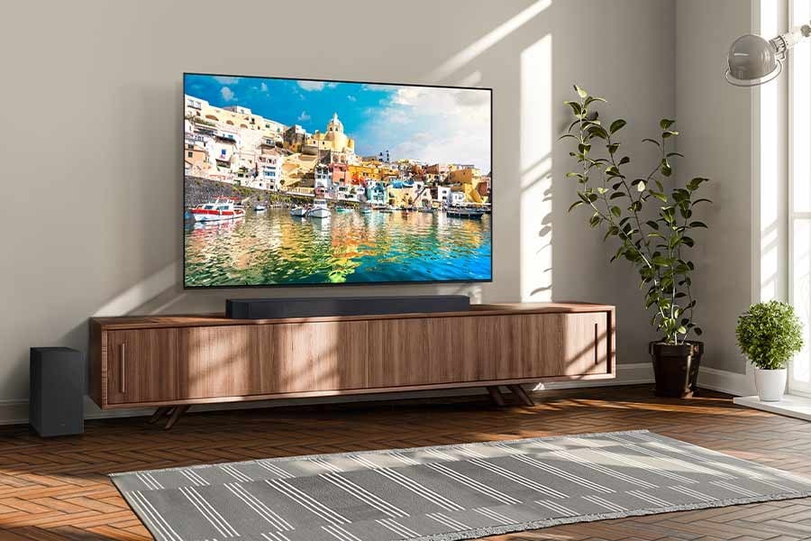 Samsung HW-Q700D/EN 3.1.2 csatornás hangprojektor vezeték nélküli mélynyomóval