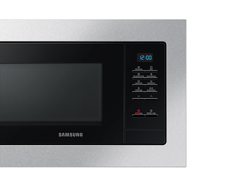 Samsung MG23A7013CT/EO 1300W 23L ezüst beépíthető mikrohullámú sütő