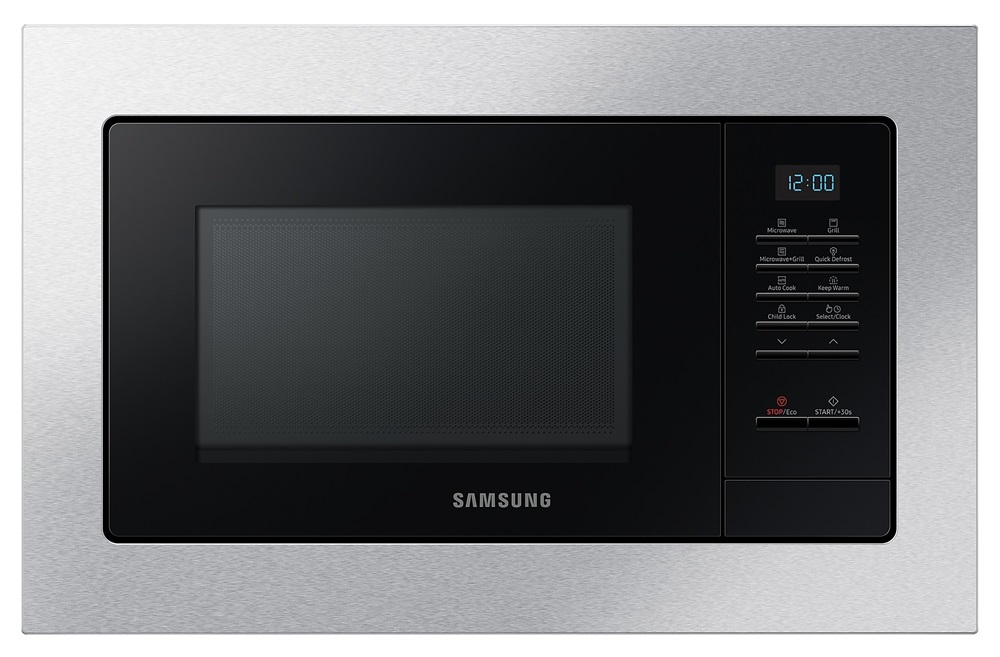 Samsung MG23A7013CT/EO 1300W 23L ezüst beépíthető mikrohullámú sütő