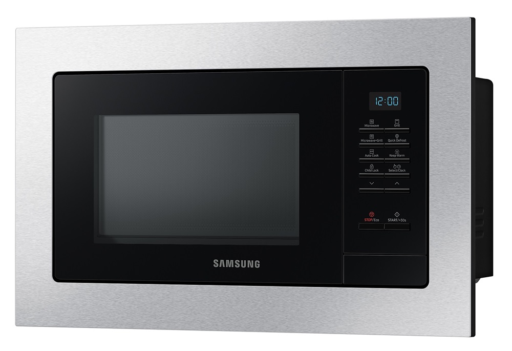 Samsung MG23A7013CT/EO 1300W 23L ezüst beépíthető mikrohullámú sütő