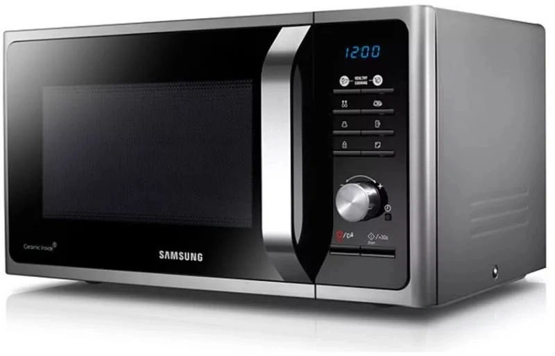 Samsung MG23F301TAS/EO 800W 23L ezüst-fekete mikrohullámú sütő (Újszerű)