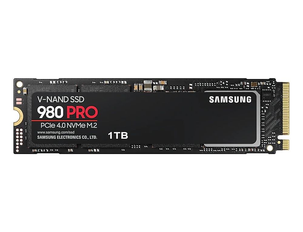 Samsung 1000GB NVMe 1.3c M.2 2280 980 PRO (MZ-V8P1T0BW) SSD