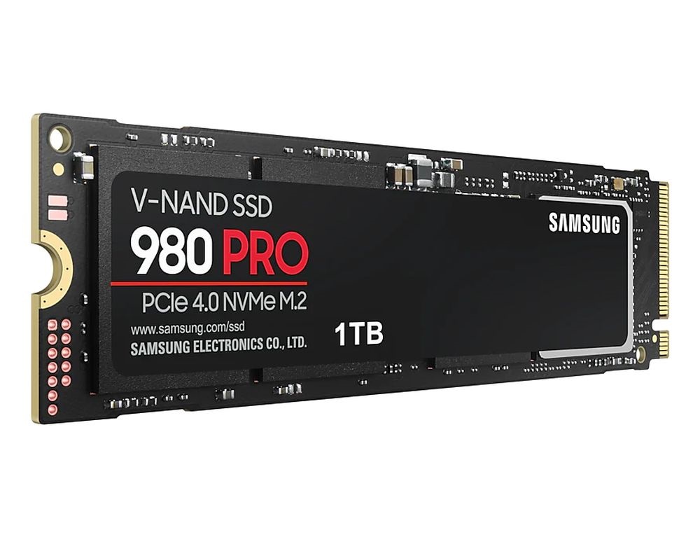 Samsung 1000GB NVMe 1.3c M.2 2280 980 PRO (MZ-V8P1T0BW) SSD